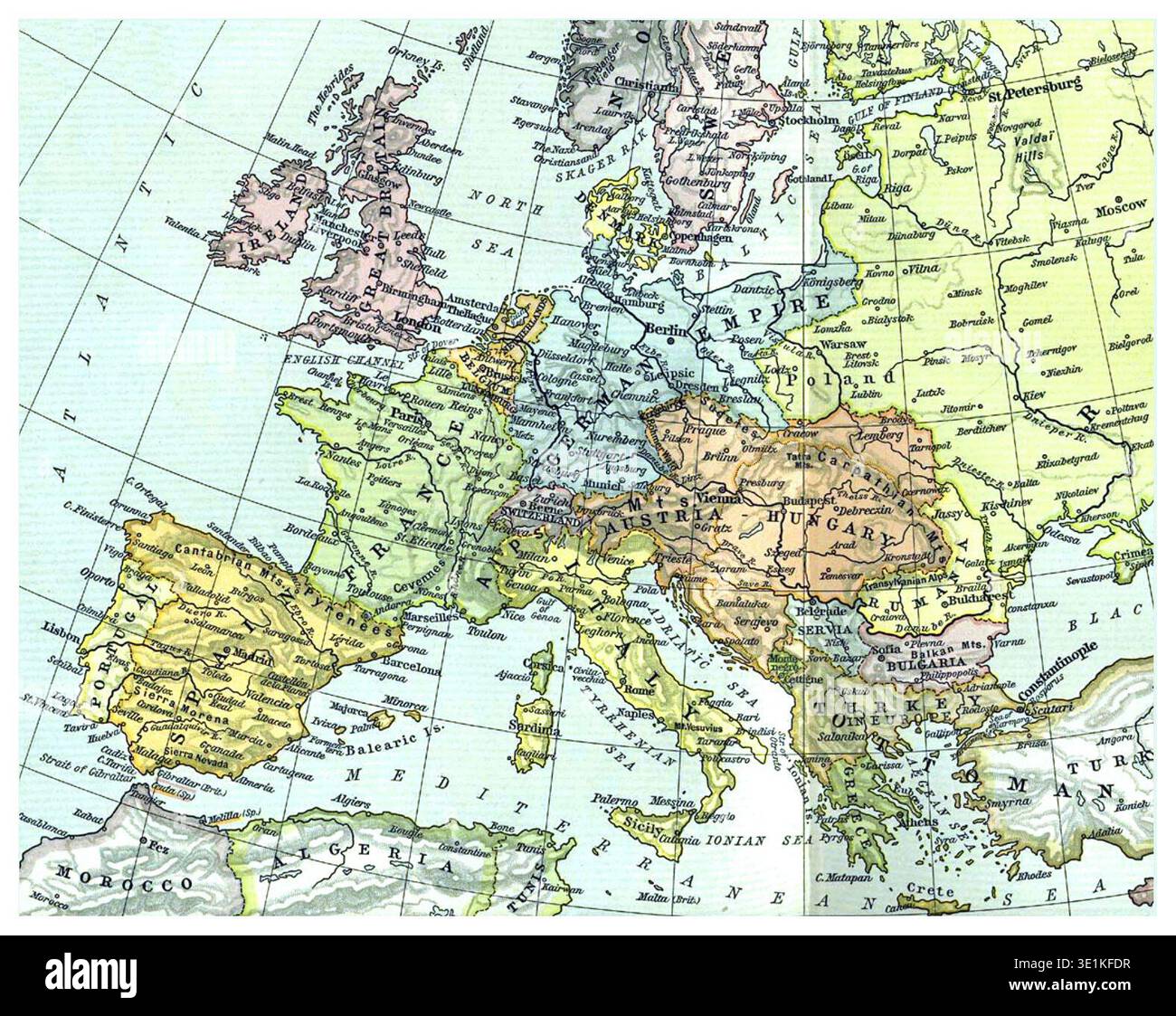 William R Shepherd Pre world war i europe map hi-res stock photography and images - Alamy
