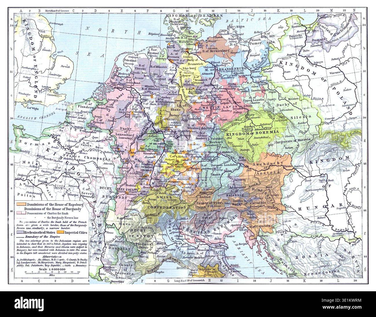 15th century map of europe hi-res stock photography and images - Alamy