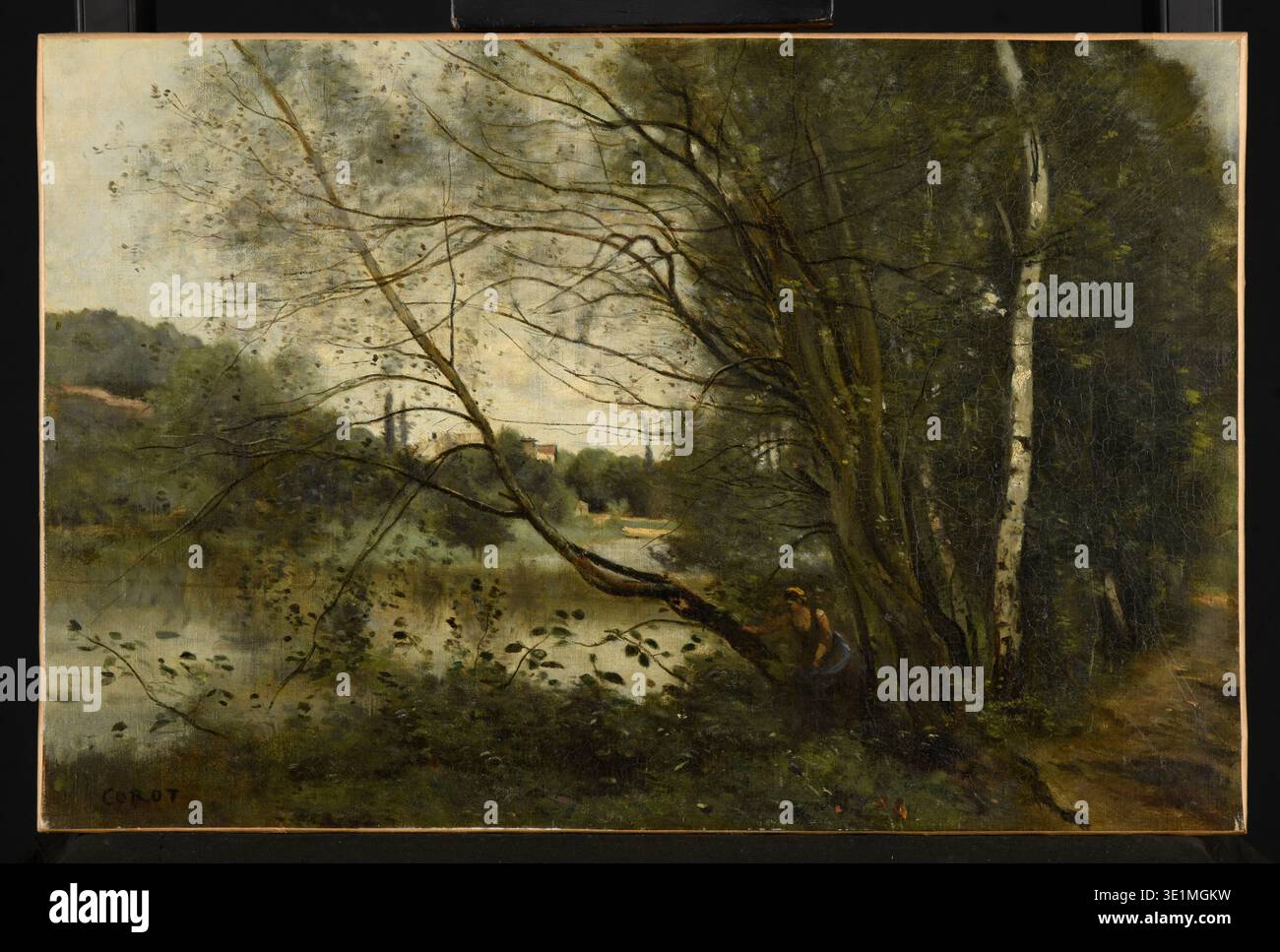Tree landscape painting reference hi-res stock photography and images ...