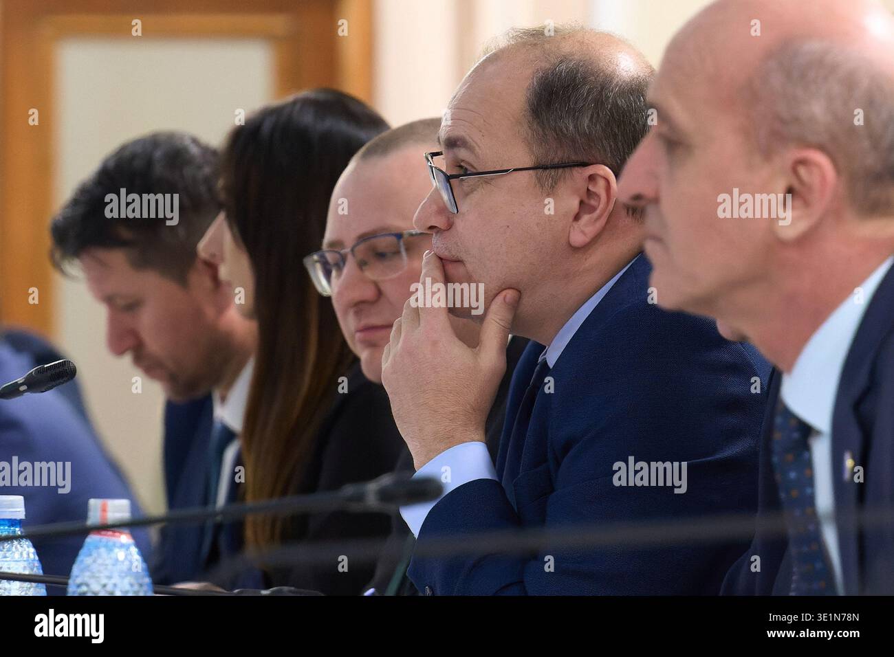 Bucharest, Romania. 16th Mar, 2026: Mihai Dimian, Minister of Education ...