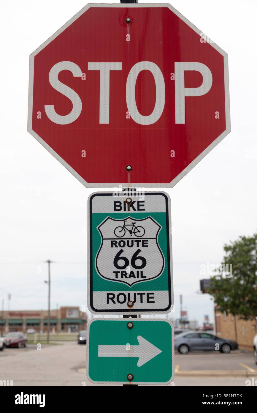 Stop sign on road hi-res stock photography and images - Alamy