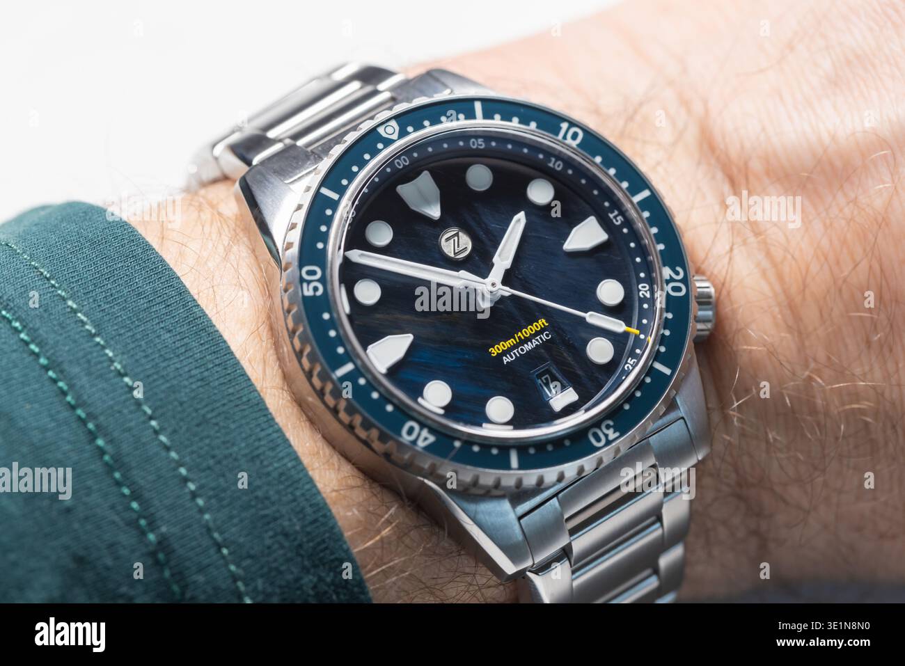 Singapore - April 17, 2025: Waterproof dive watch Zelos Mako V3