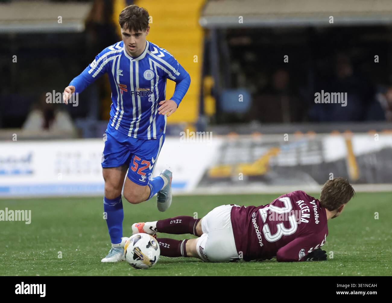 Kilmarnock S Findley Curtis Left During The William Hill Premiership Kilmarnocks Findley Curtis Left During The William Hill Premiership Match At Bbsp Stadium Rugby Park Kilmarnock Picture Date Saturday March 14 2026 3E1NCAH 