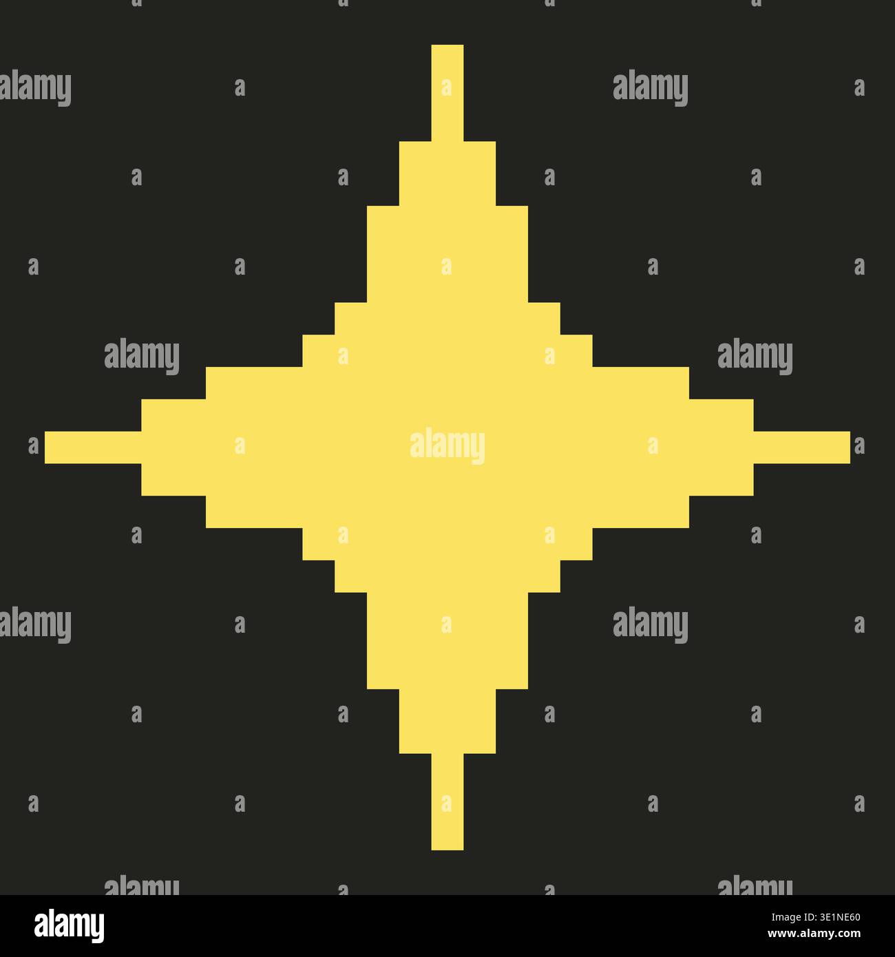Pixel Shapes 49 2000 2000 Stock Vector