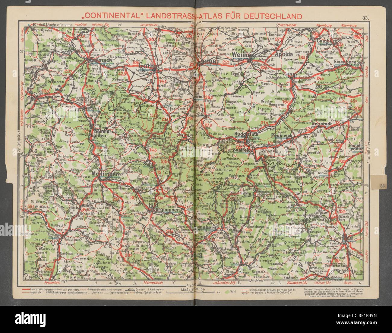 Germany national road system map hi-res stock photography and