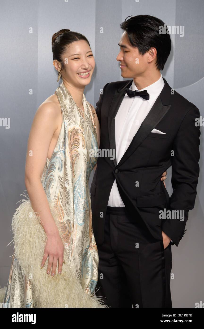LOS ANGELES, USA. March 16, 2026: EJAE & Sam Kim at the Vanity Fair ...