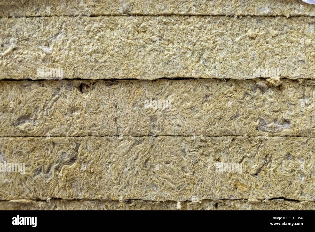 Mineral wool insulation texture background Stock Photo