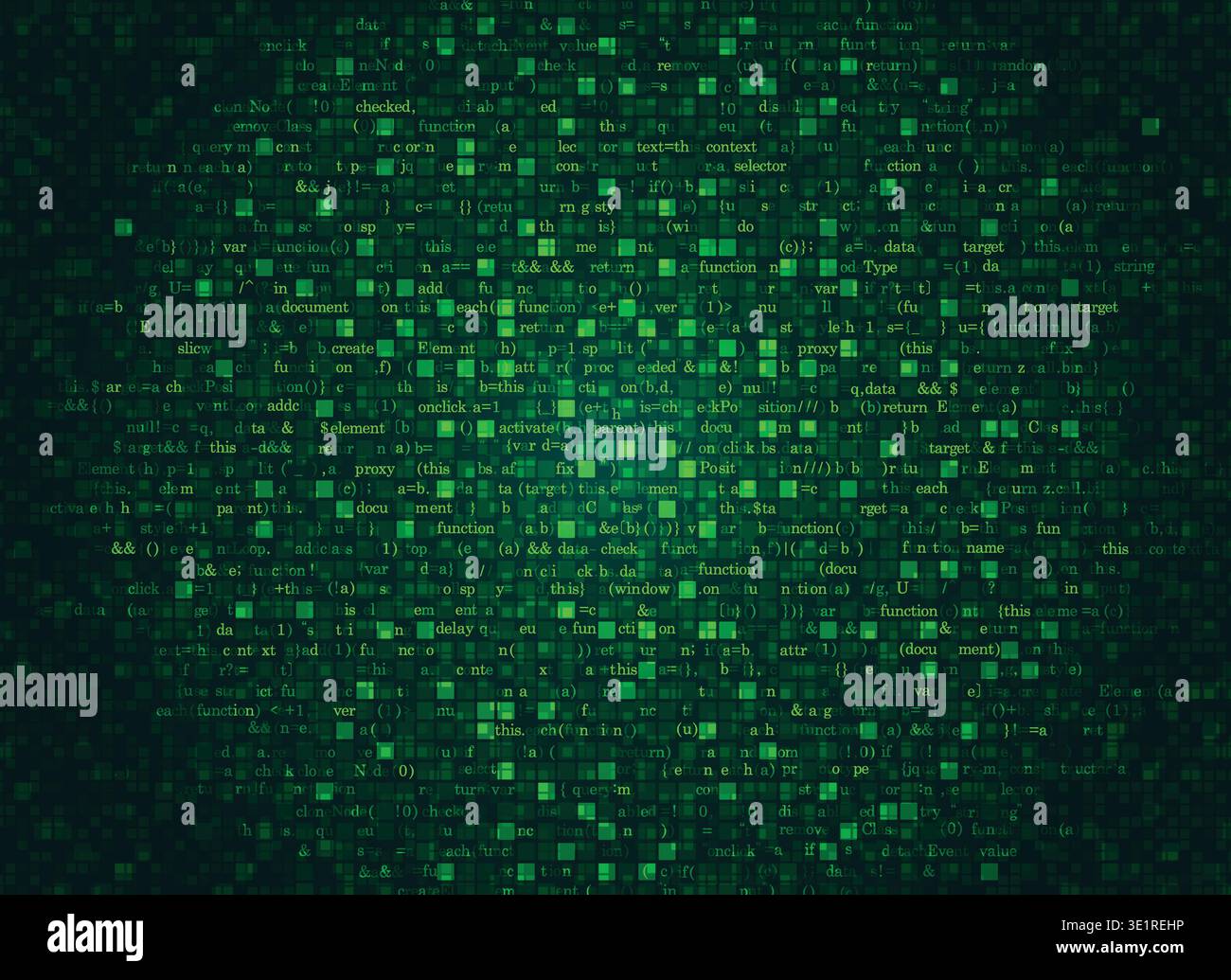 programming code in futuristic style background Stock Vector