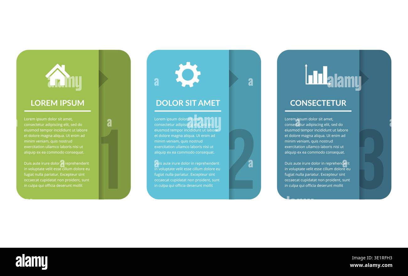 Infographic elements with numbers, icons and place for your text, workflow, process chart, steps or options, vector eps10 illustration Stock Vector