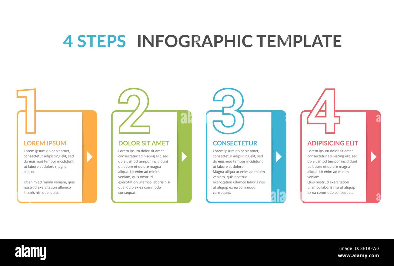 Infographic elements with numbers and place for your text, workflow, process chart, four steps or options, vector eps10 illustration Stock Vector