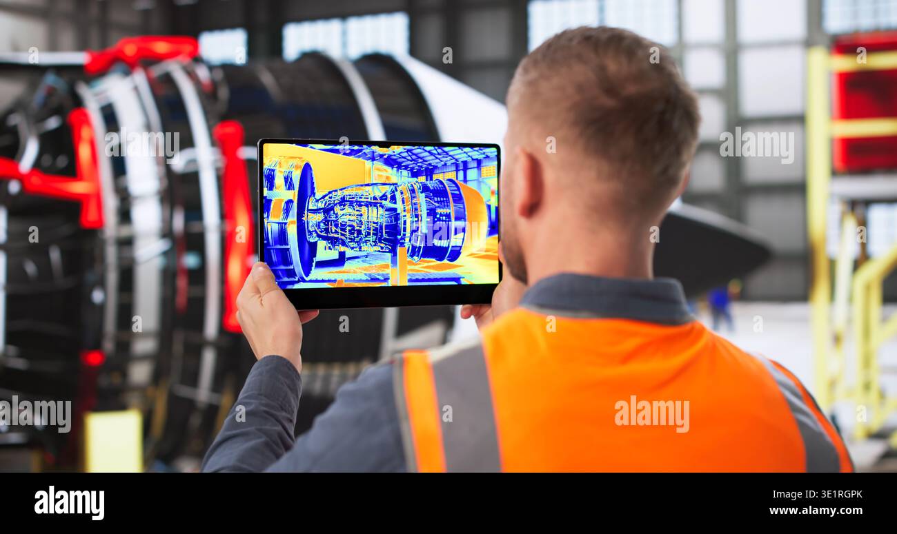 Aerospace Specialist Conducts Detailed Thermal Imaging Inspection On ...