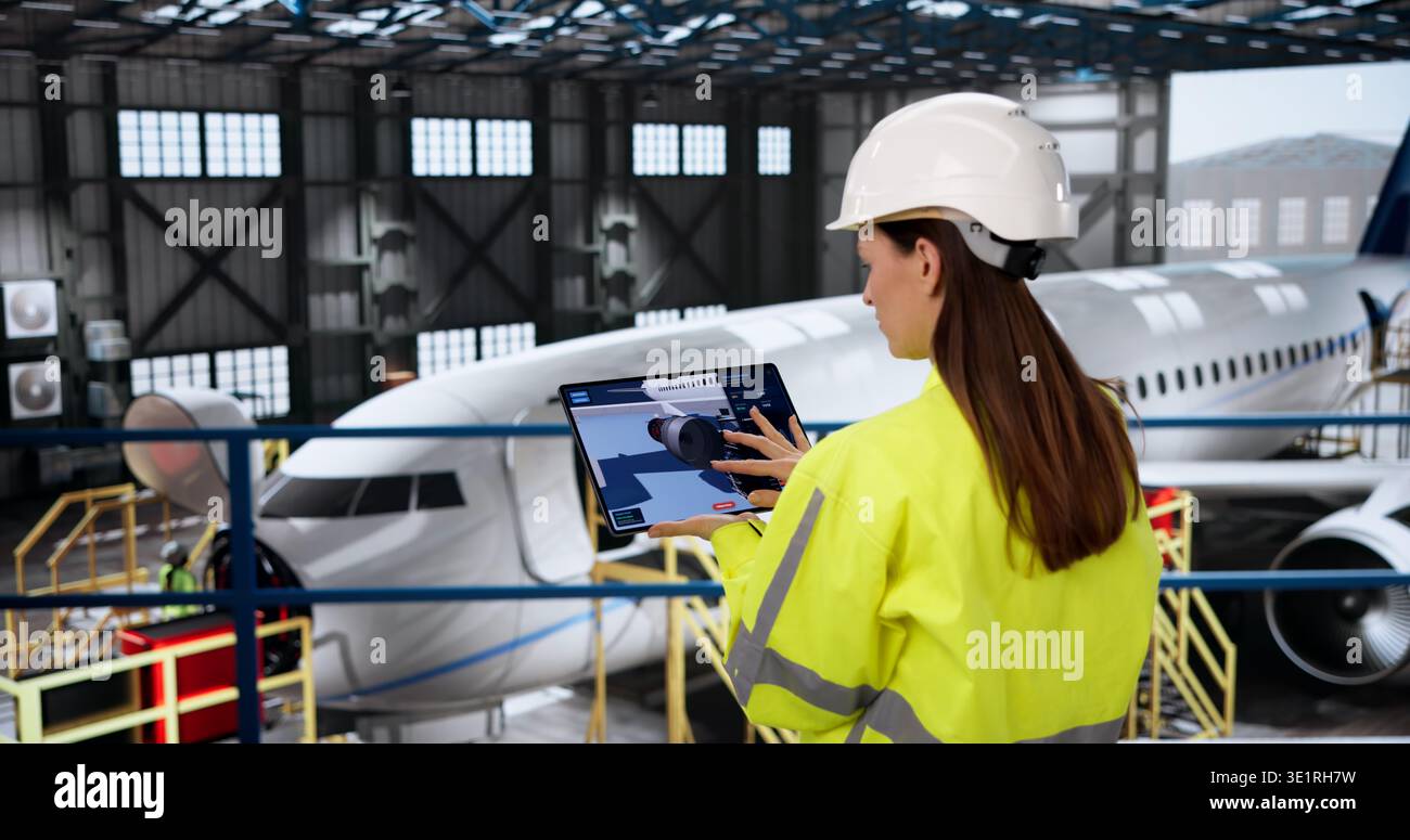 Engineer conducts detailed inspection hi-res stock photography and ...