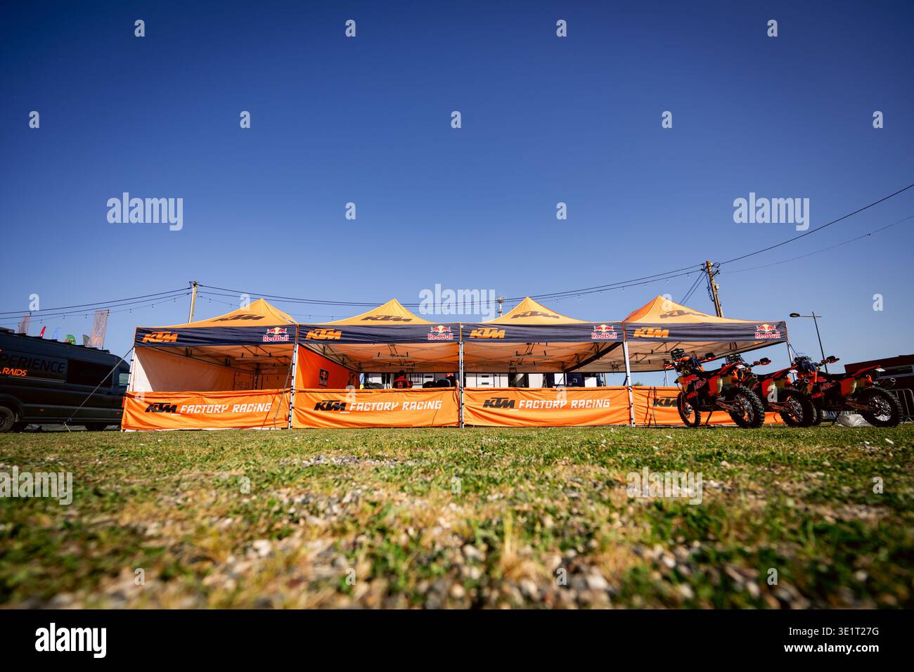 Paddock Area Rally paddock during the Scrutineering of the BP Ultimate Rally-Raid Portugal ...