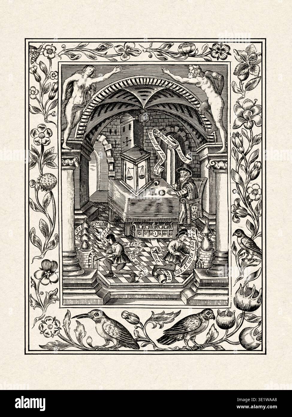 Old science engravings hi-res stock photography and images - Alamy