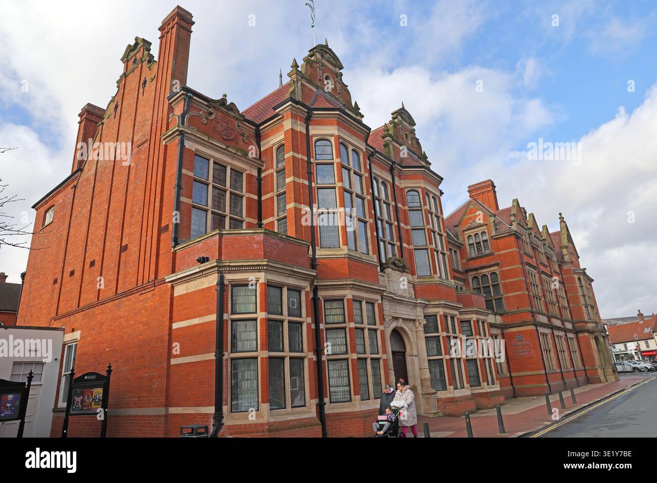 Beverley Library and Art Gallery on Champney Road in Beverley, East Riding of Yorkshire, England. Stock Photo