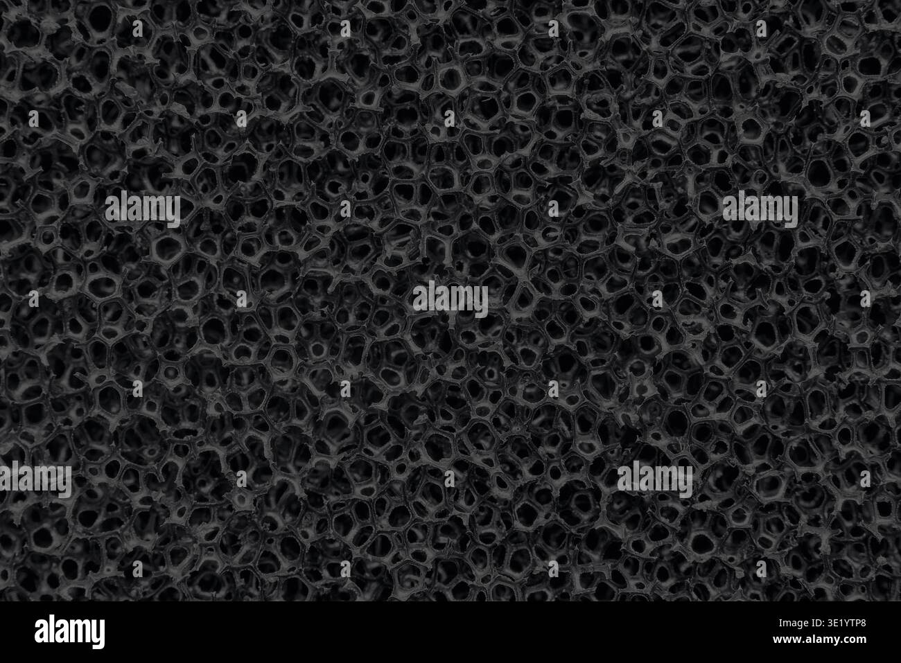 uniform porous foam polyurethane rubber background Stock Photo