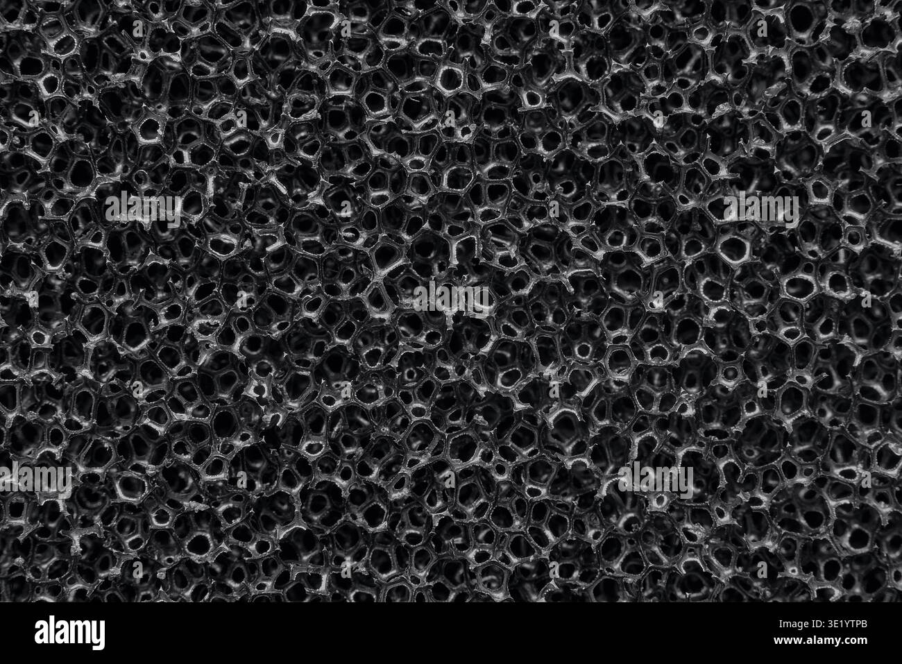 uniform porous foam polyurethane rubber background Stock Photo