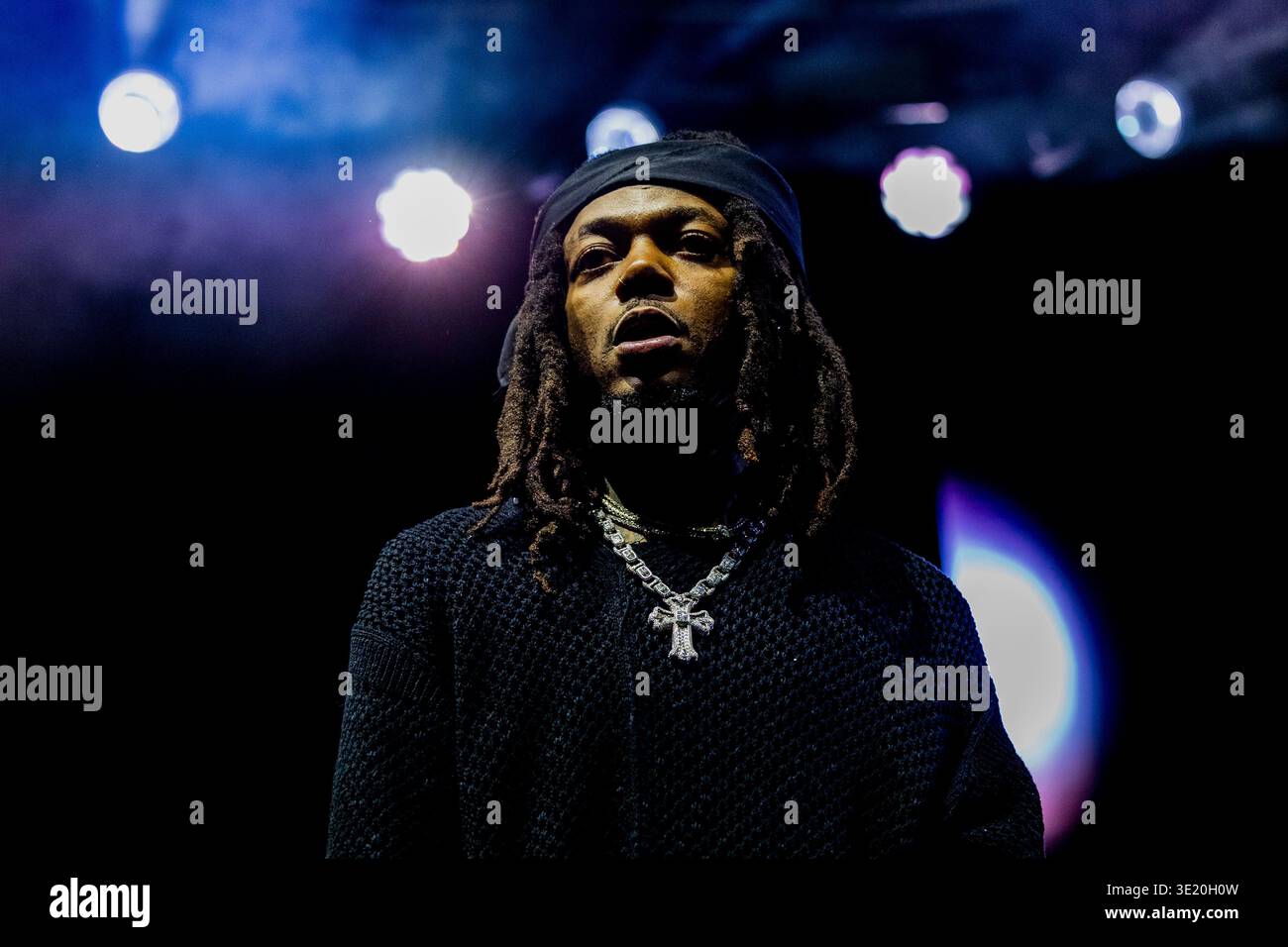 American rapper JID, real name Destin Choice Route, performs live at ...