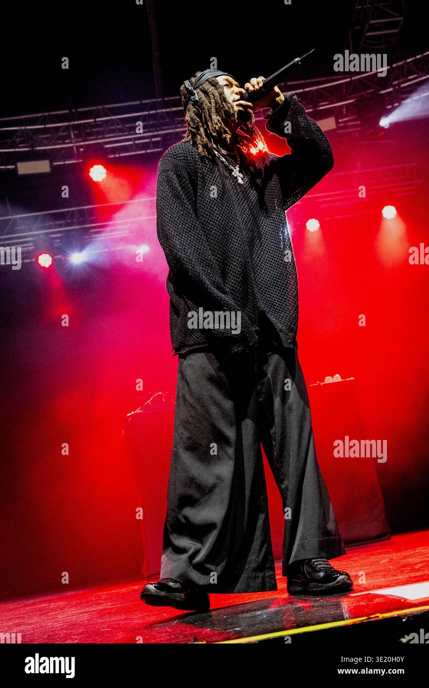 American rapper JID, real name Destin Choice Route, performs live at ...