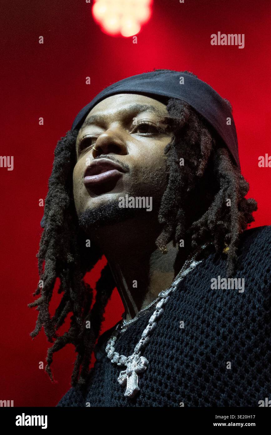 American rapper JID, real name Destin Choice Route, performs live at ...