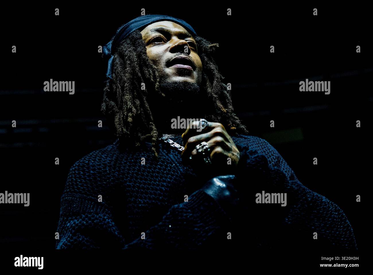 American rapper JID, real name Destin Choice Route, performs live at ...