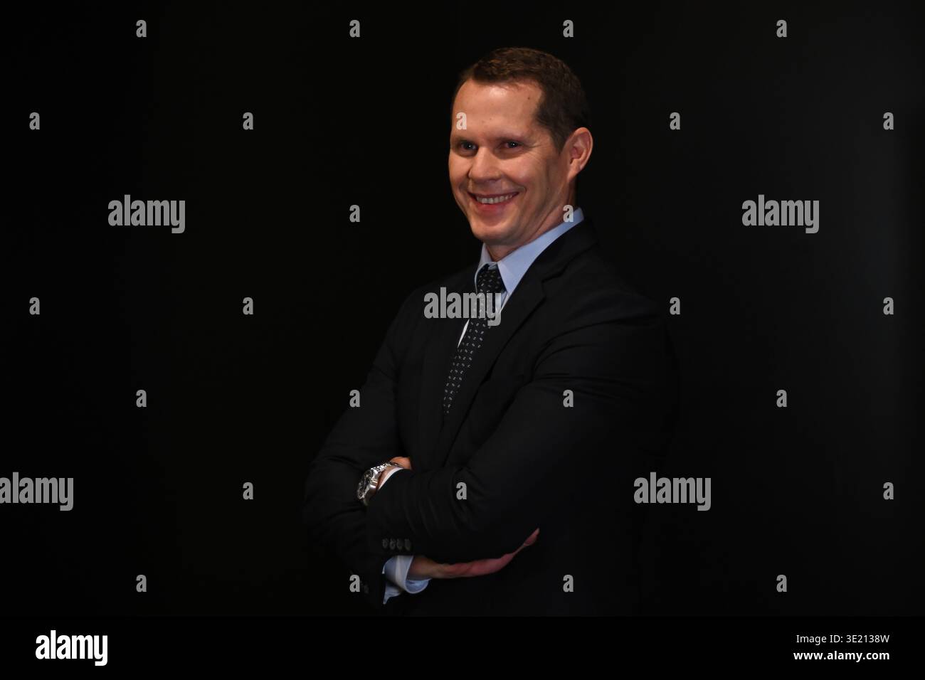 Incoming BHP CEO Brandon Craig poses for a photograph ahead of a press ...