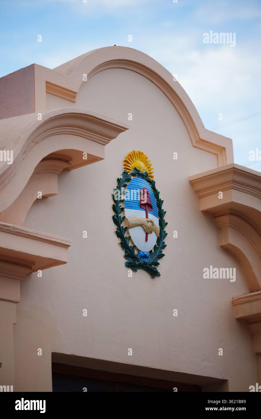 Relief Of The Coat Of Arms Of The Argentine Republic In A Public Relief Of The Coat Of Arms Of The Argentine Republic In A Public