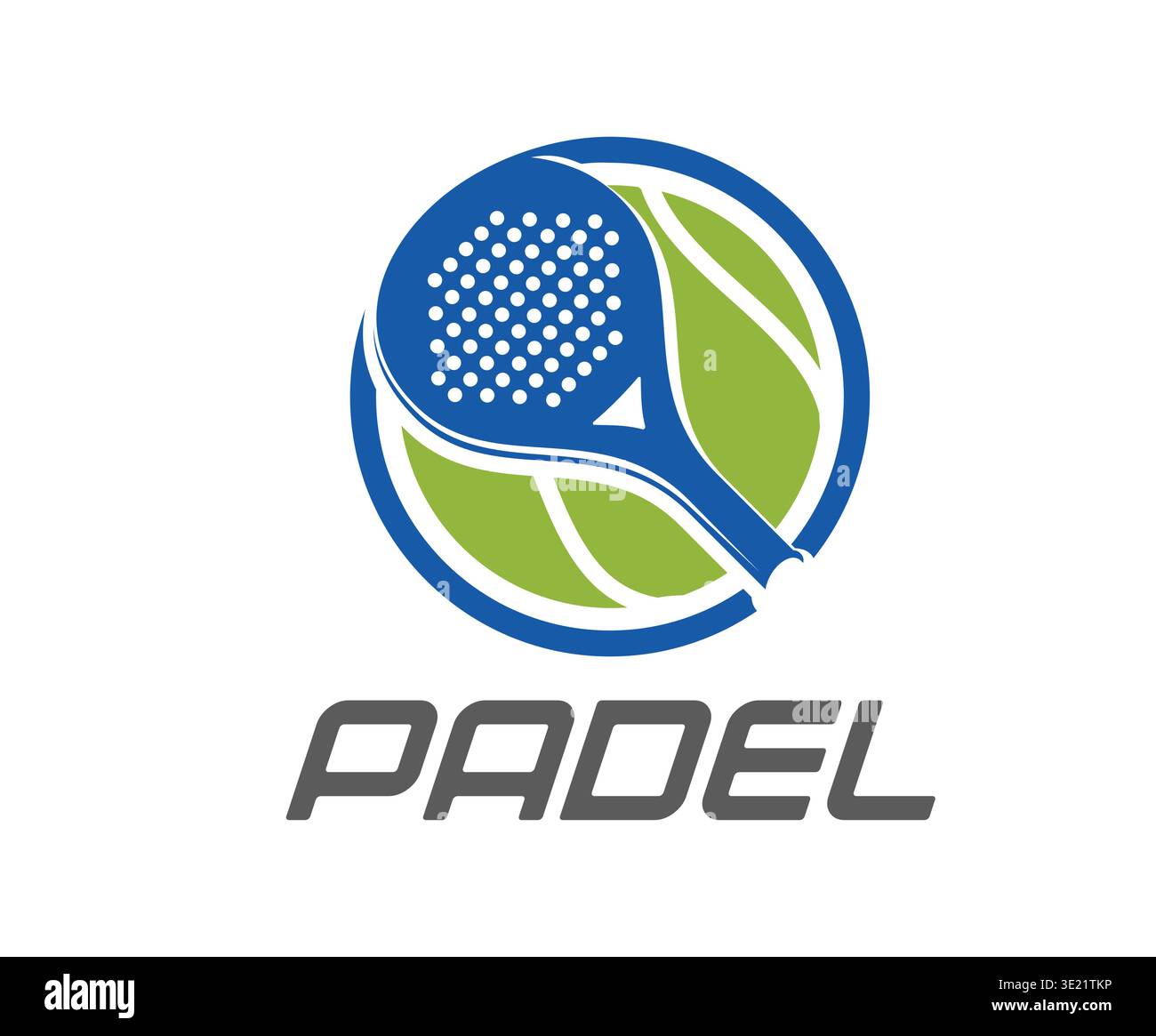 Padel tennis icon, paddle sport club symbol Stock Vector Image & Art ...