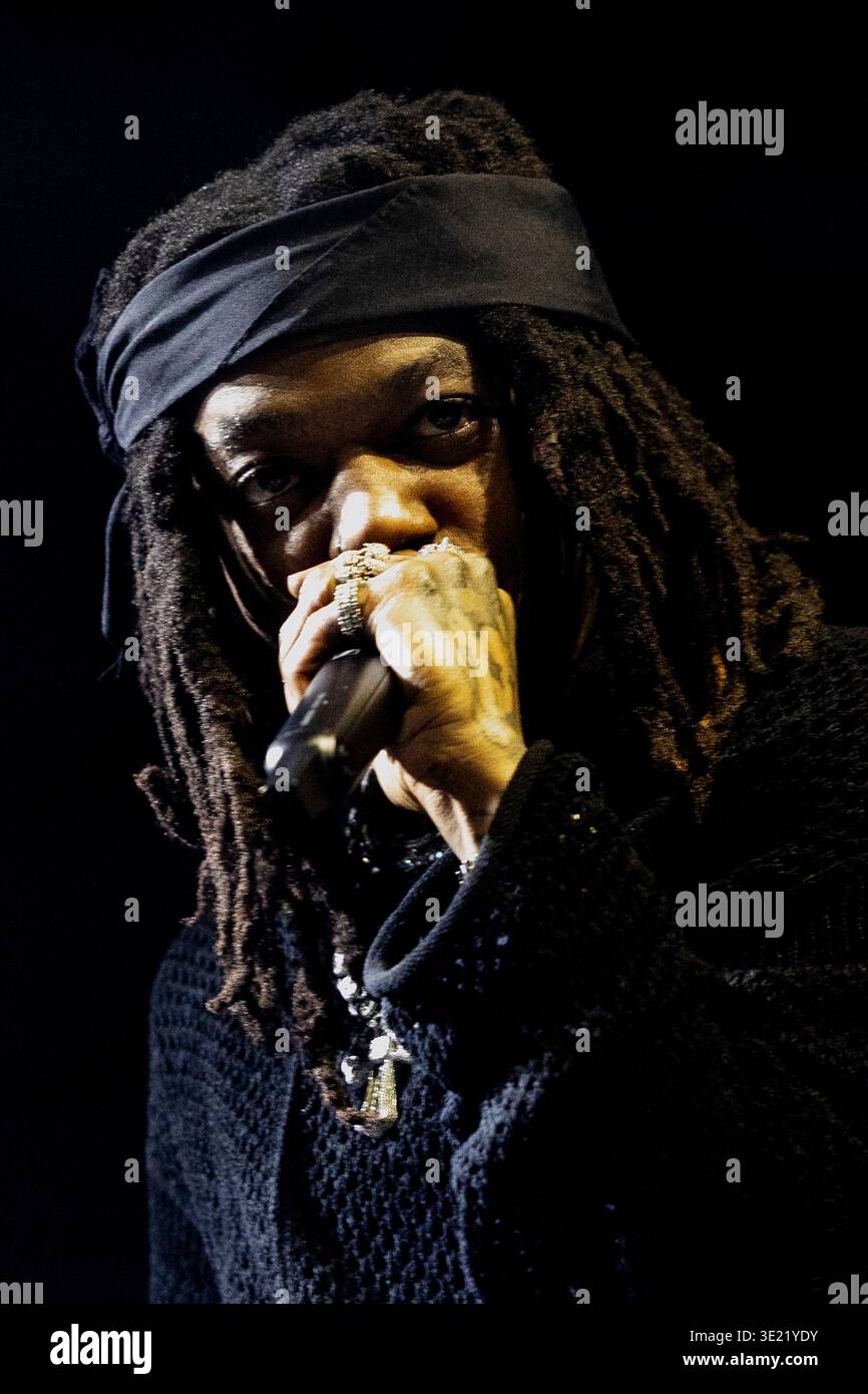 Milano, Italy. 17th Mar, 2026. American rapper JID, real name Destin ...