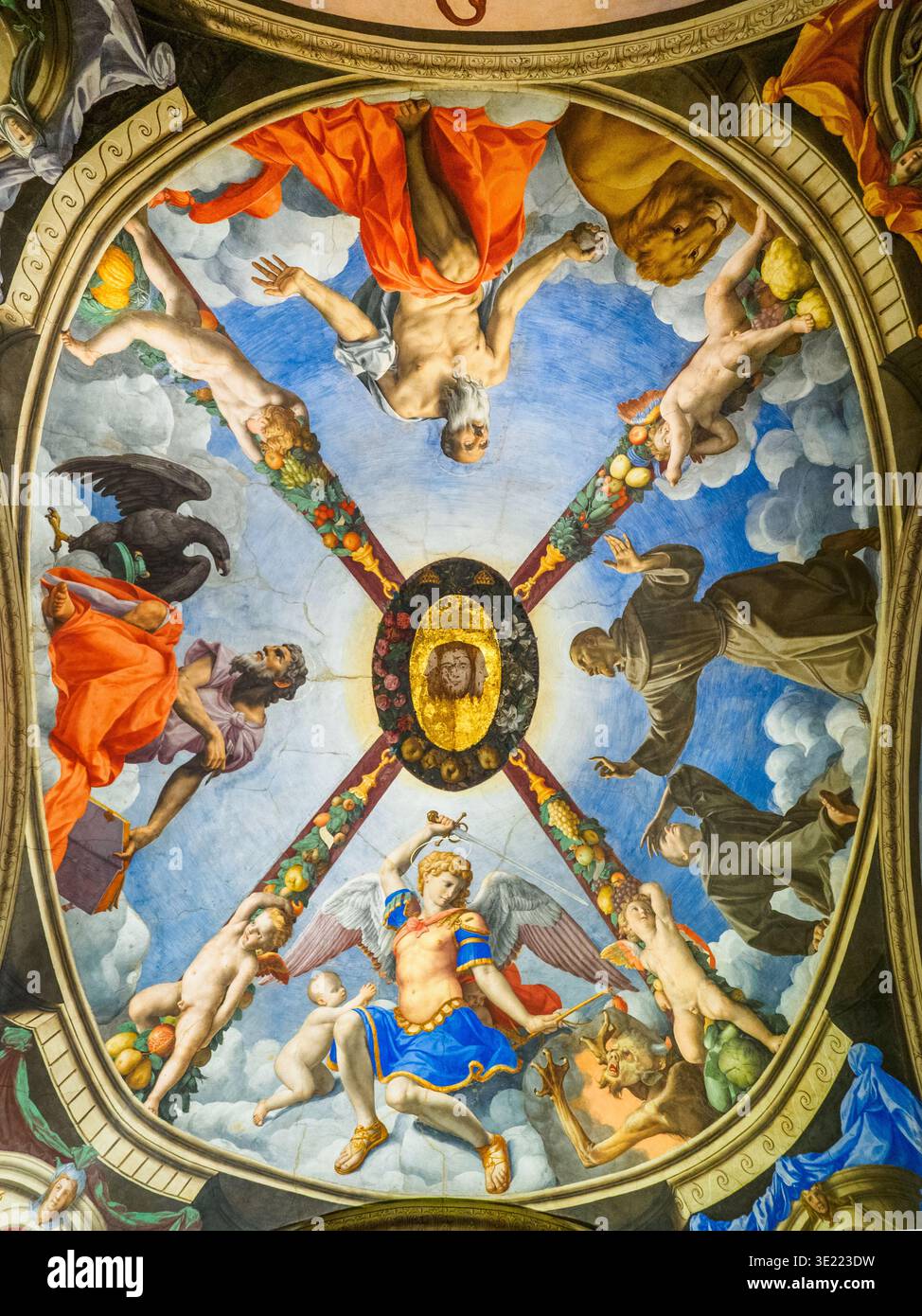 Medieval devil fresco hi-res stock photography and images - Alamy