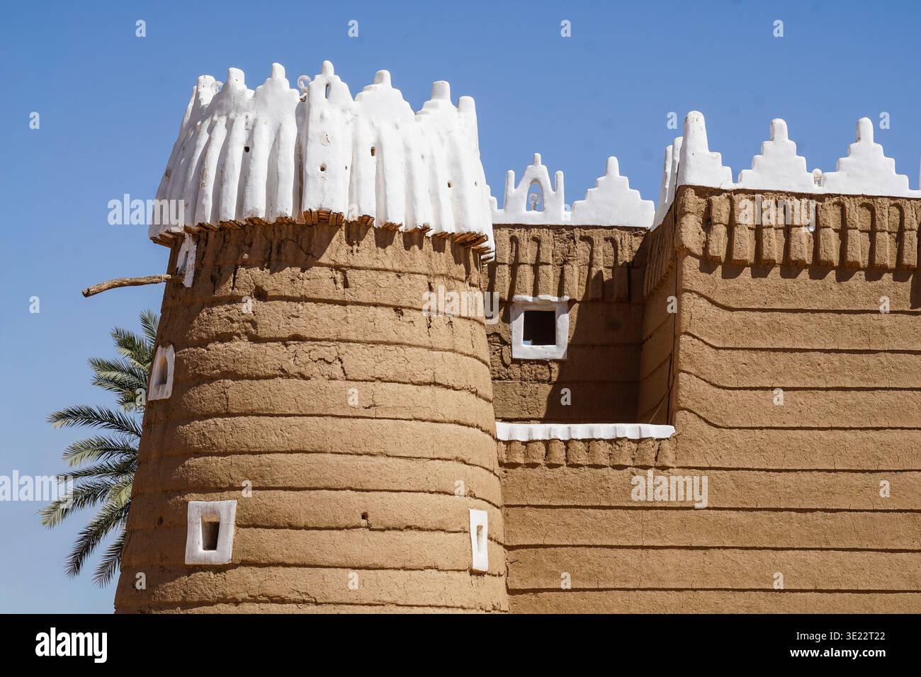 Historischer Amarah-Palast aus Lehm, Najran, Königreich Saudi-Arabien Stock Photo
