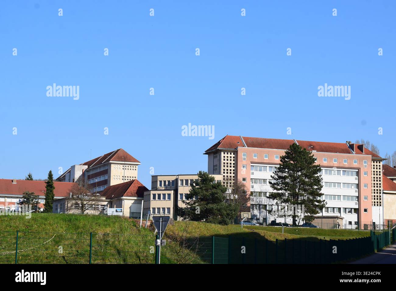 big school buildings in Forbach, France Stock Photo