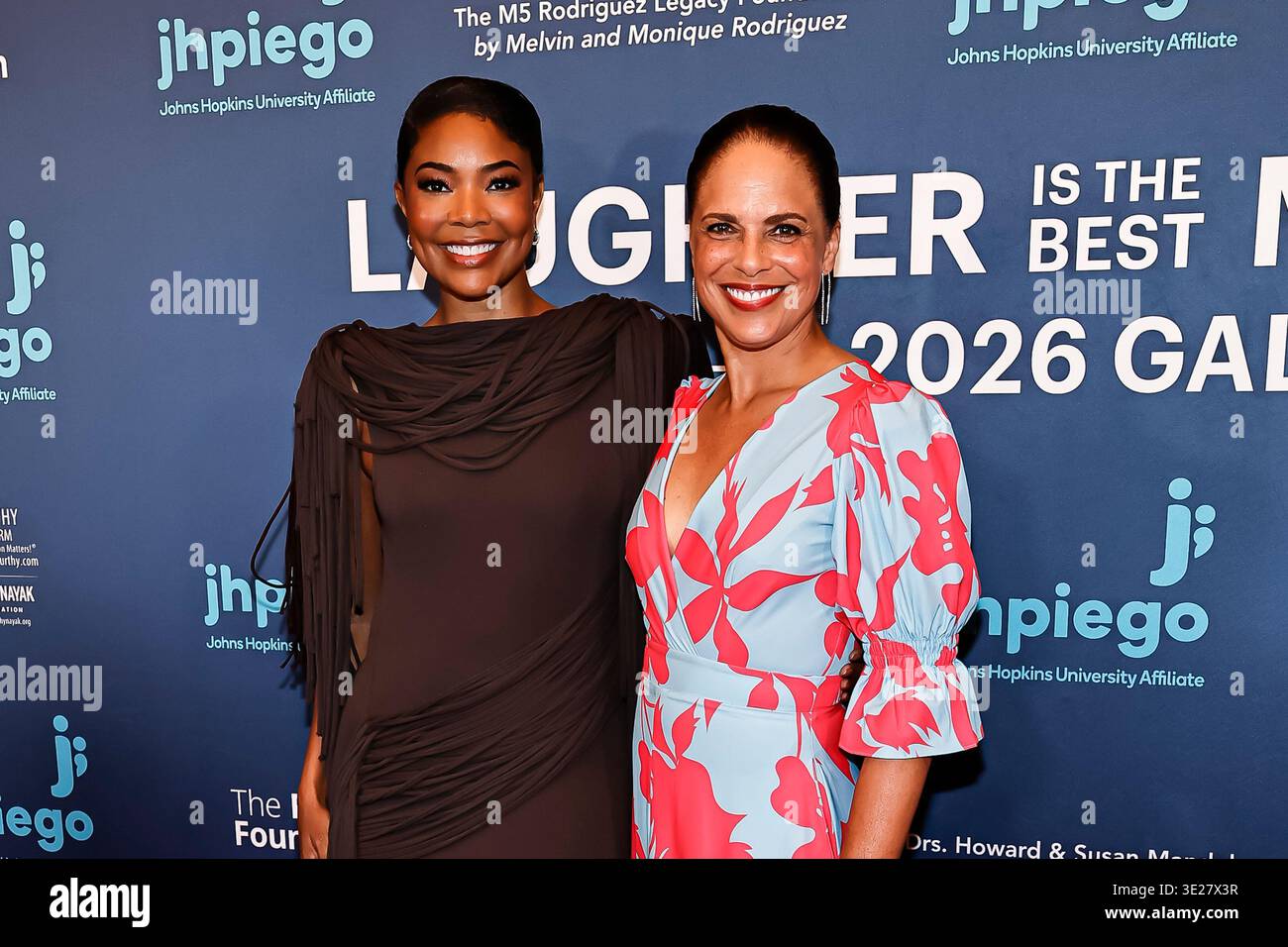 Gabrielle Union and Soledad O’Brien attend the arrivals of the 2026 ...