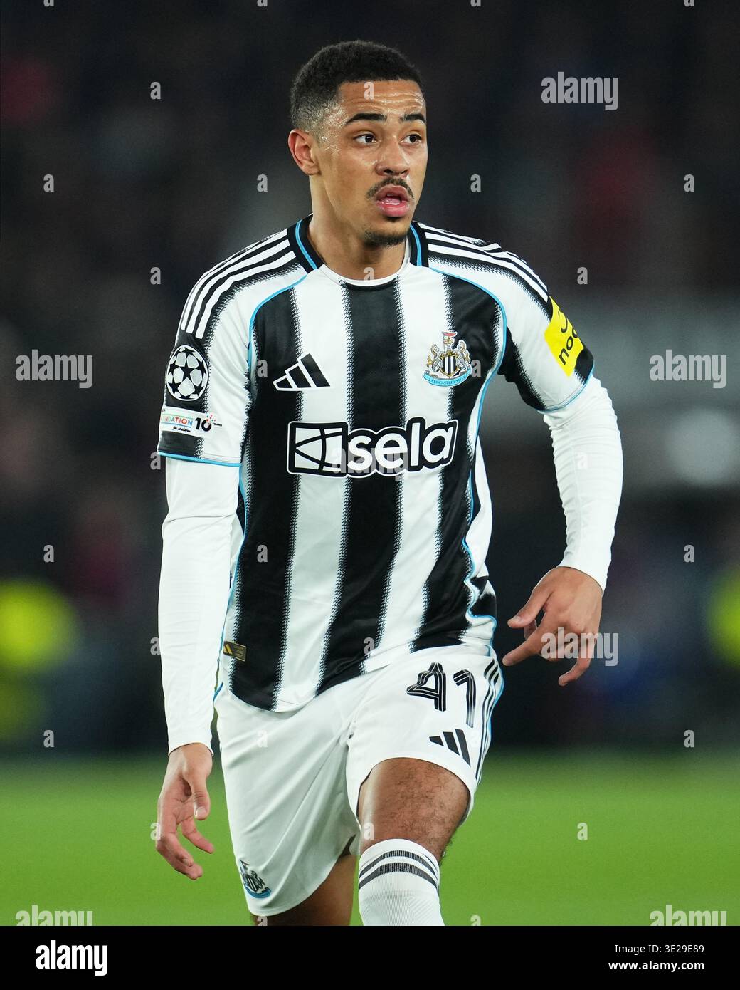 Jacob Ramsay Jacob Ramsey of Newcastle United during UEFA Champions League match ...