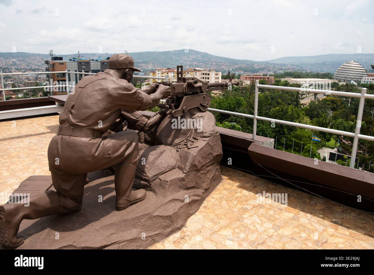 Statue, Campaign Against Genocide Museum, Kigali, Rwanda Stock Photo ...