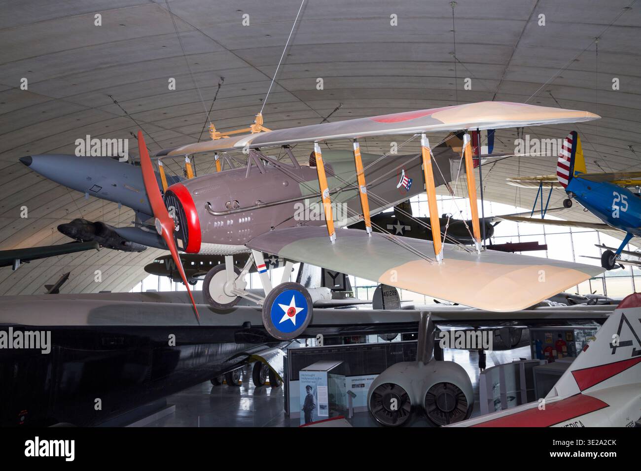 Replica aircraft (formally flight capable) of French made biplane ...