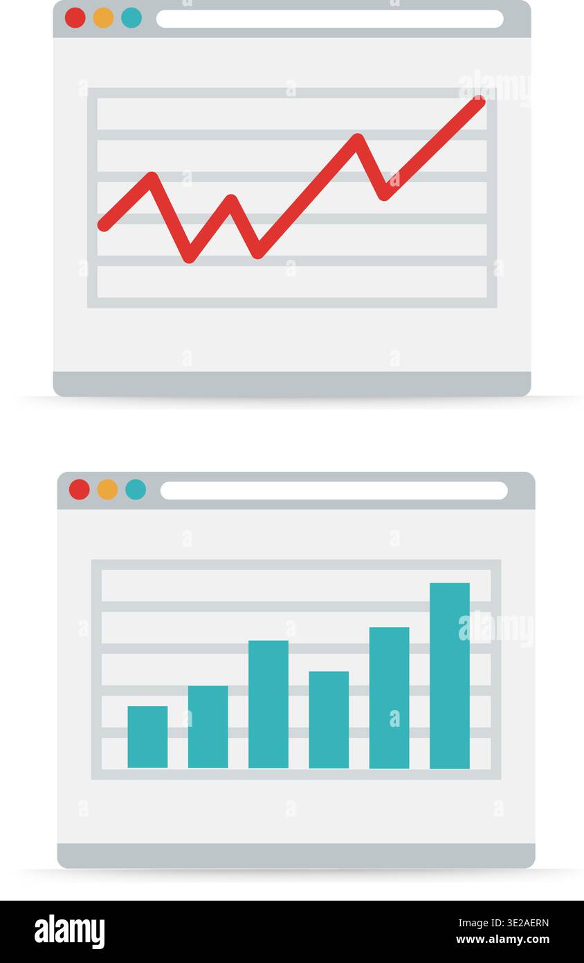 Web analysis icon stock illustration Stock Vector