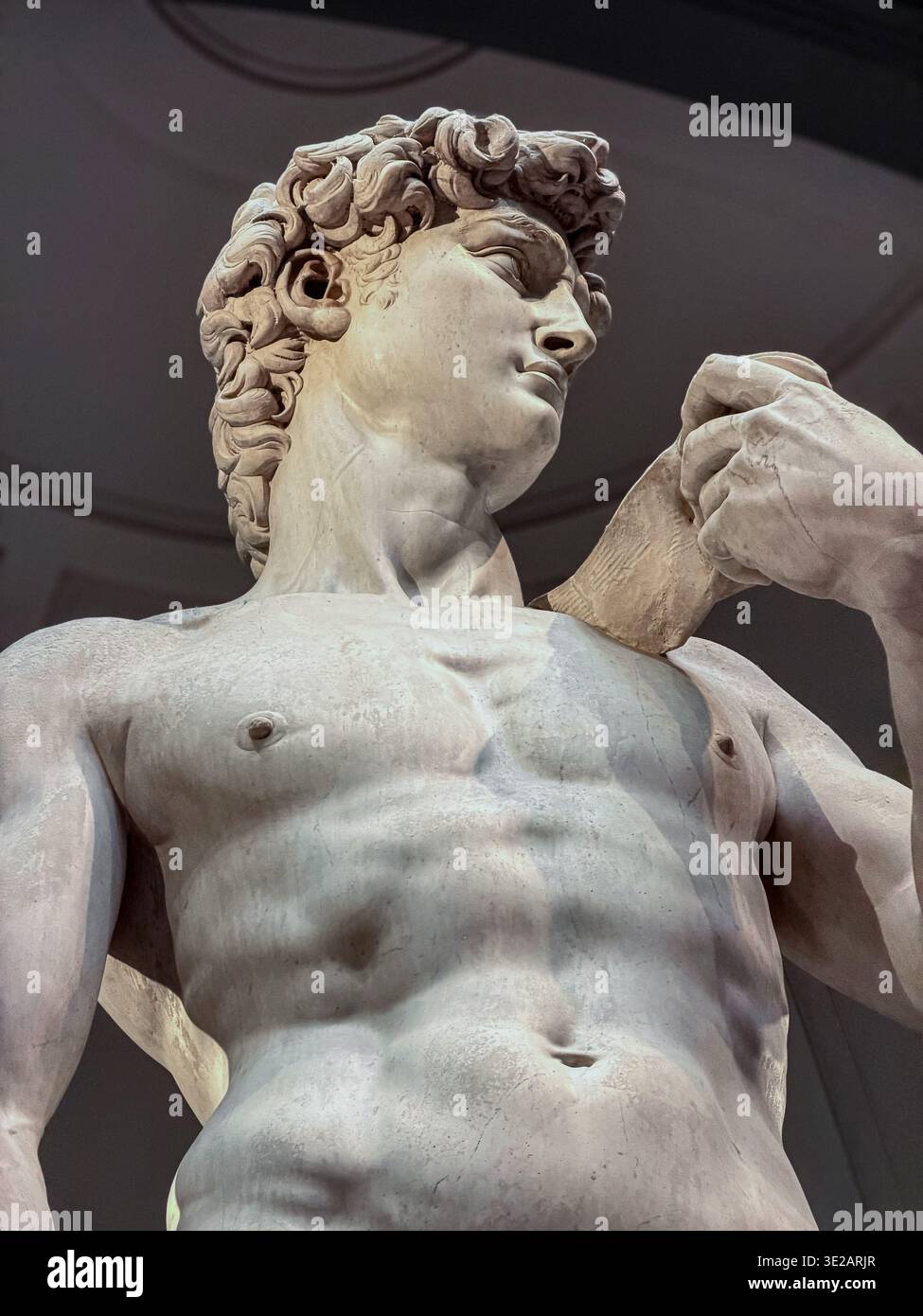 Michelangelo’s David a masterpiece of Renaissance sculpture, carved ...