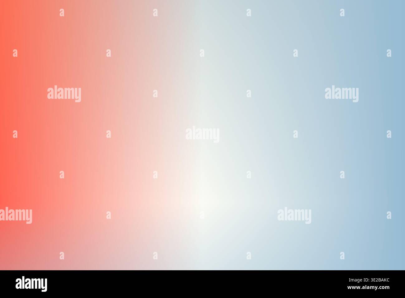 Soft red to blue gradient abstract background with light center and minimalist pastel tones Stock Photo