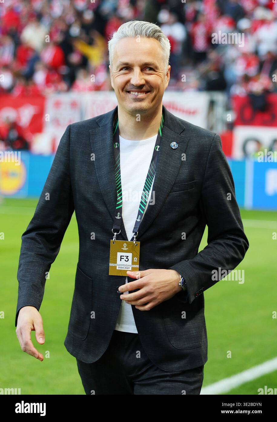 Trainer [coach] Tomas Janotka (Sigma) Mainz, March 19, 2026, Football ...
