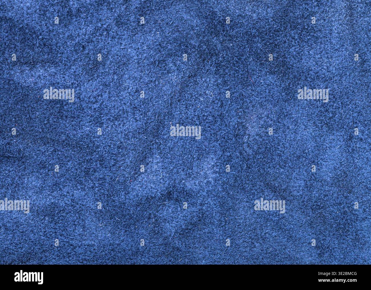 Textured background from blue suede close up Stock Photo