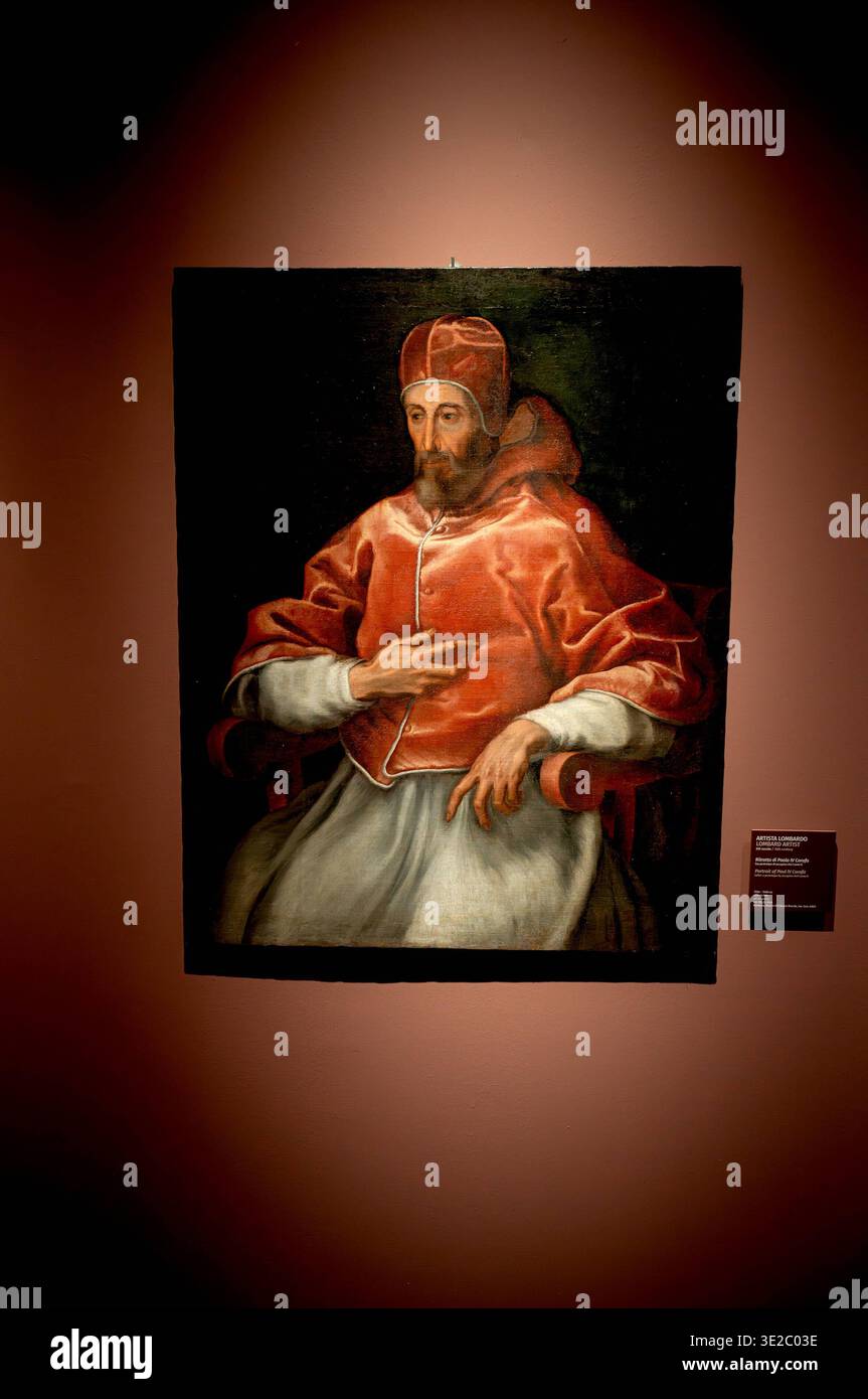 Exhibition VASARI AND ROME ROME, ITALY - MARCH 19: The dialogue between ...
