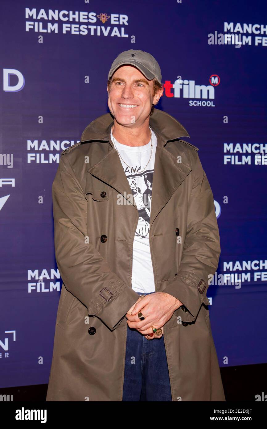 Manchester, England, 19th March, 2026. James Cartwright attends the ...
