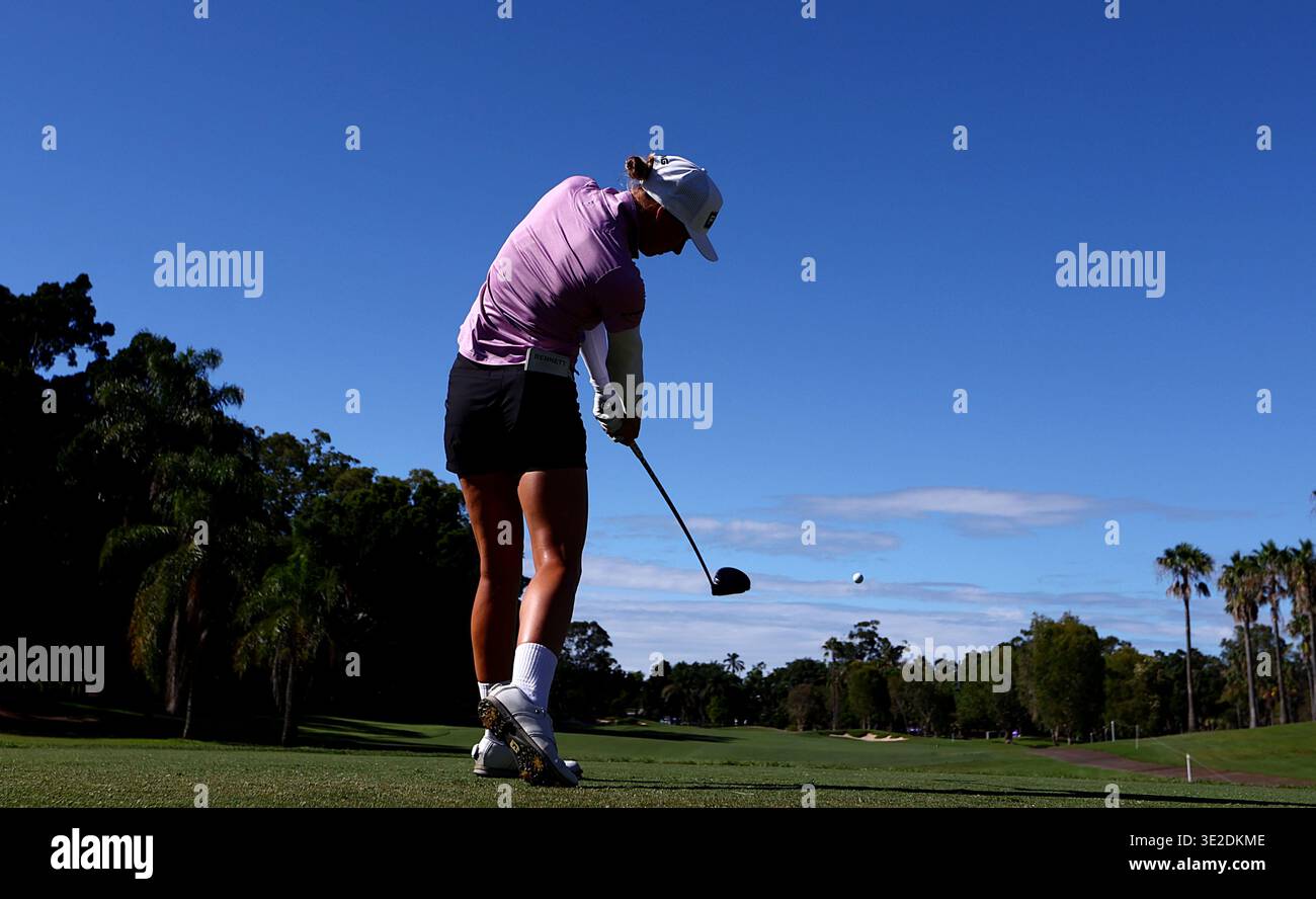 Australia's Kelsey Bennett in action during the 2026 Australian WPGA ...