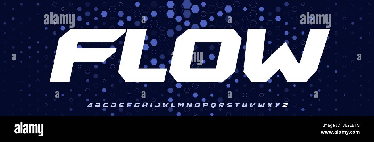 Modern Geometric Font with Cuts, Slanted Thick Letters for Trendy Logo and Headline in Sport, Game and Technology Themes. Vector typeset. Stock Vector