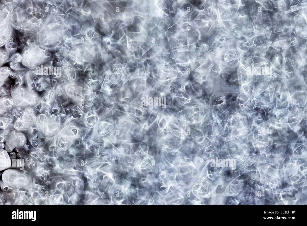 abstract black and white pattern with swirls. Stock Photo