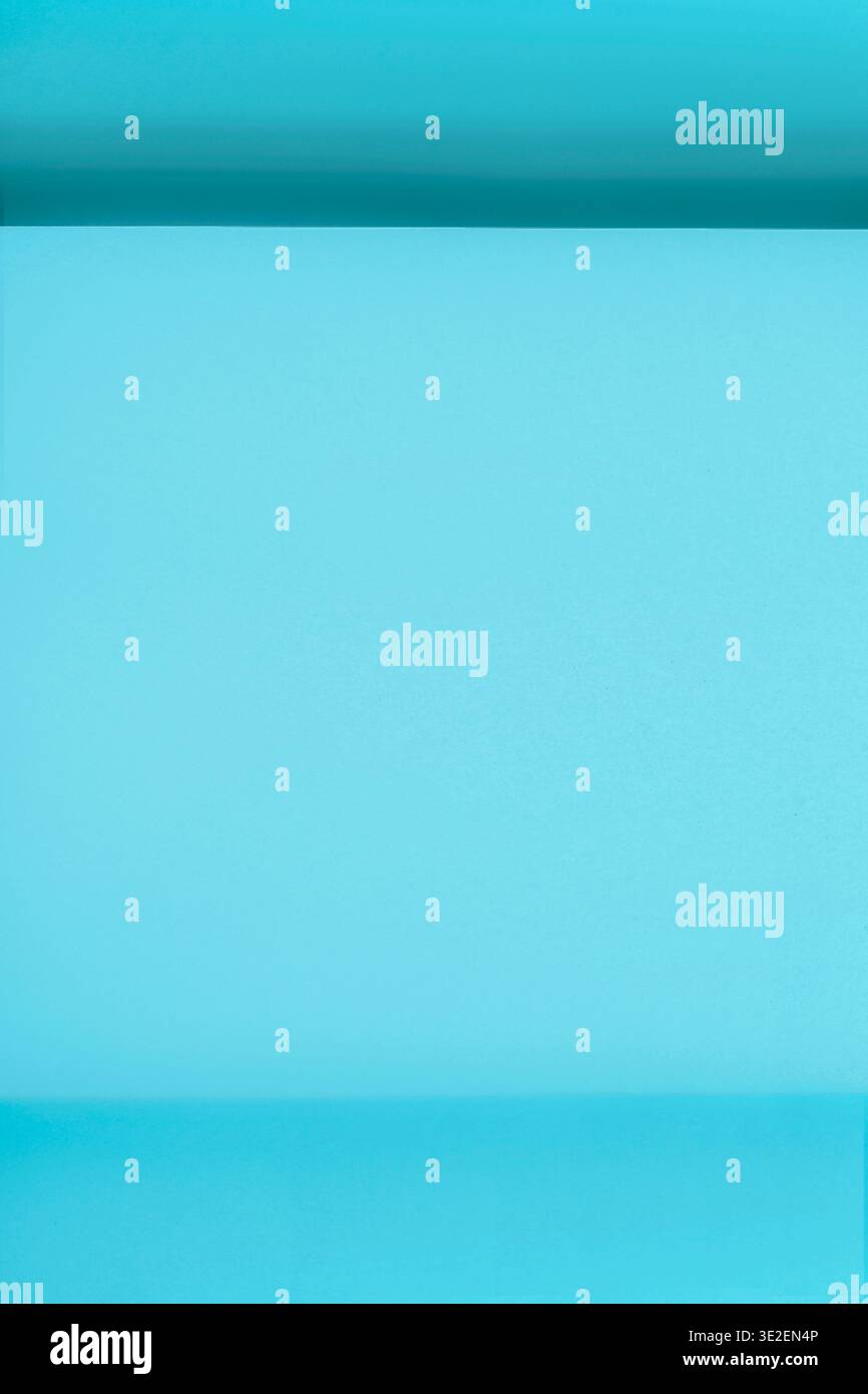 Light blue blank abstract paper studio background Stock Photo