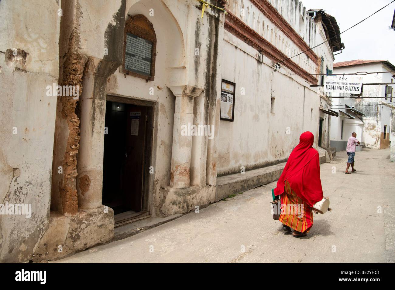 Hamamni Persian Baths, Stone Town, Zanzibar, Tanzania Stock Photo