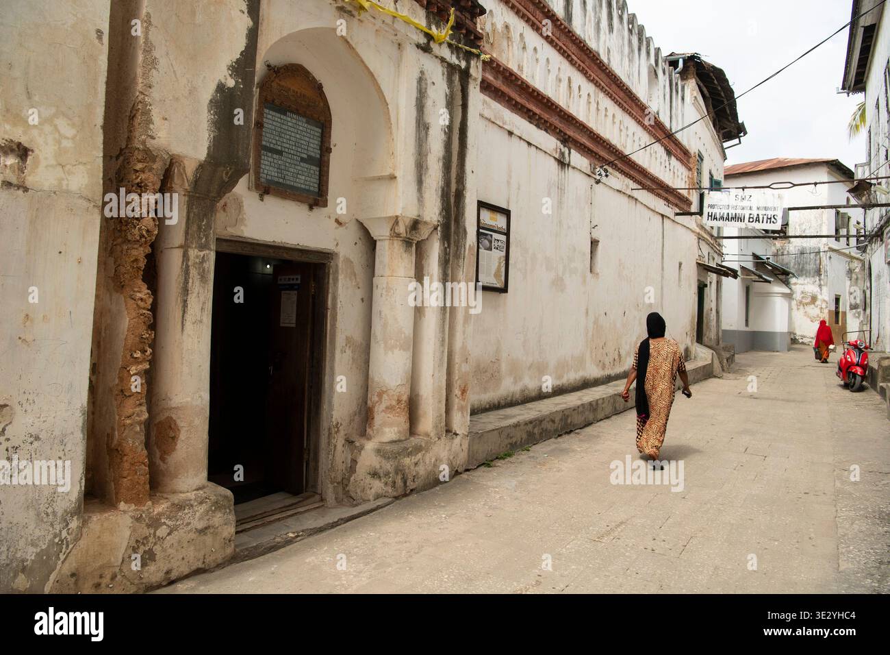 Hamamni Persian Baths, Stone Town, Zanzibar, Tanzania Stock Photo