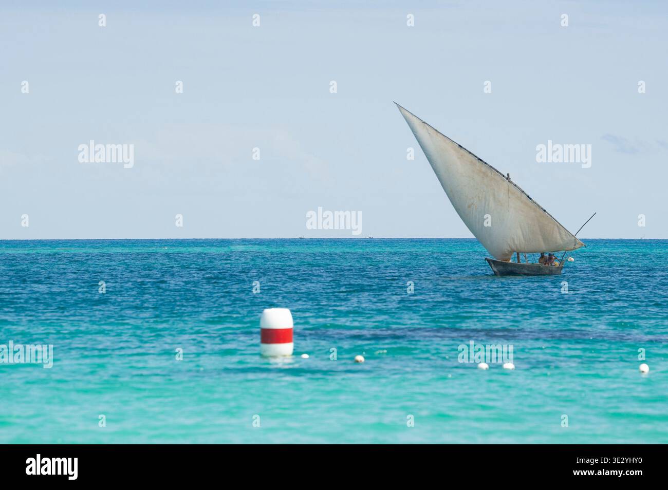 Dhow, Kendwa Beach, Zanzibar Stock Photo